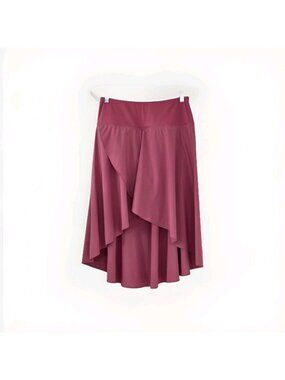 Halara Play It My Way Skort L Coral High Low Hem High Waist 2 In Inseam Coastal